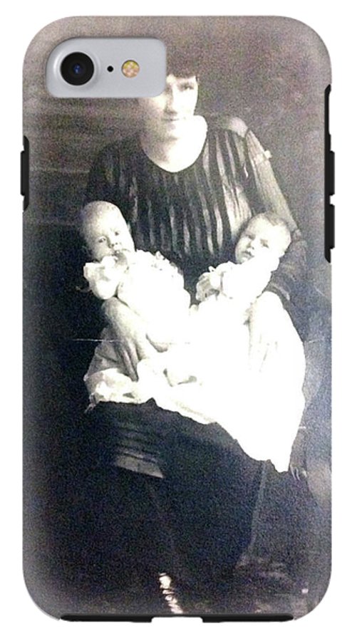 Early 1900s Mother and Twins - Phone Case