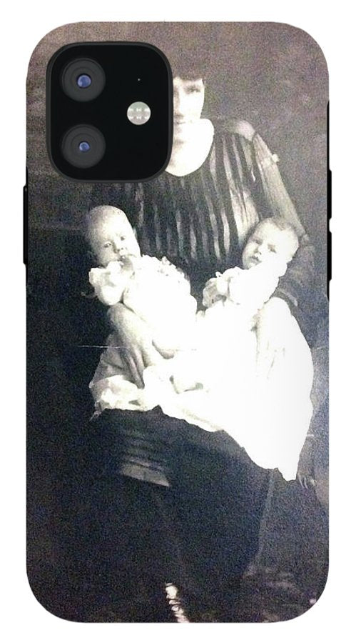 Early 1900s Mother and Twins - Phone Case