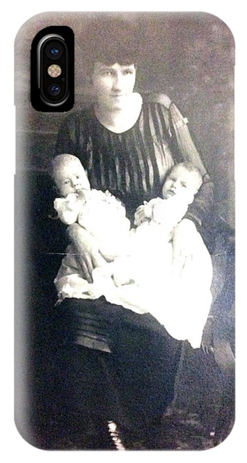 Early 1900s Mother and Twins - Phone Case