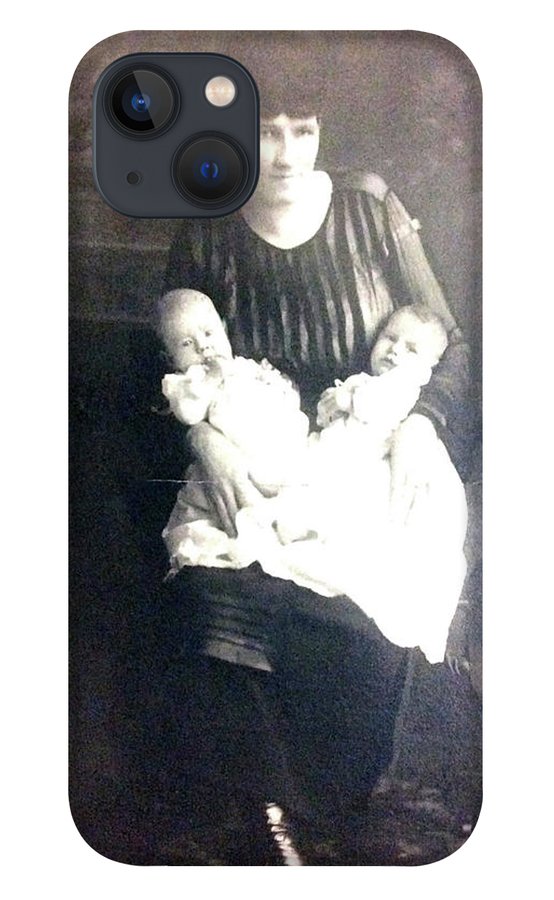 Early 1900s Mother and Twins - Phone Case