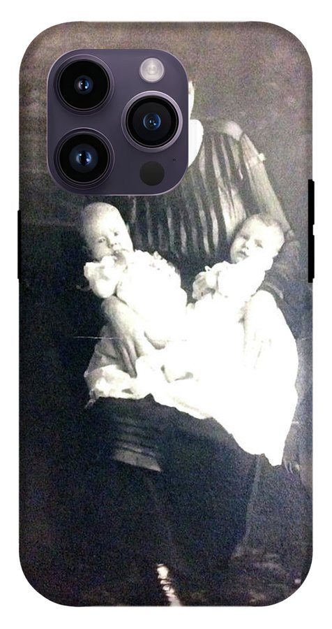 Early 1900s Mother and Twins - Phone Case