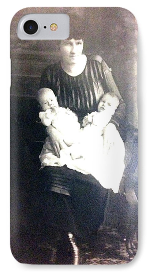 Early 1900s Mother and Twins - Phone Case