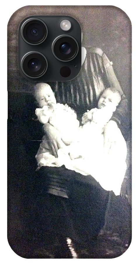 Early 1900s Mother and Twins - Phone Case