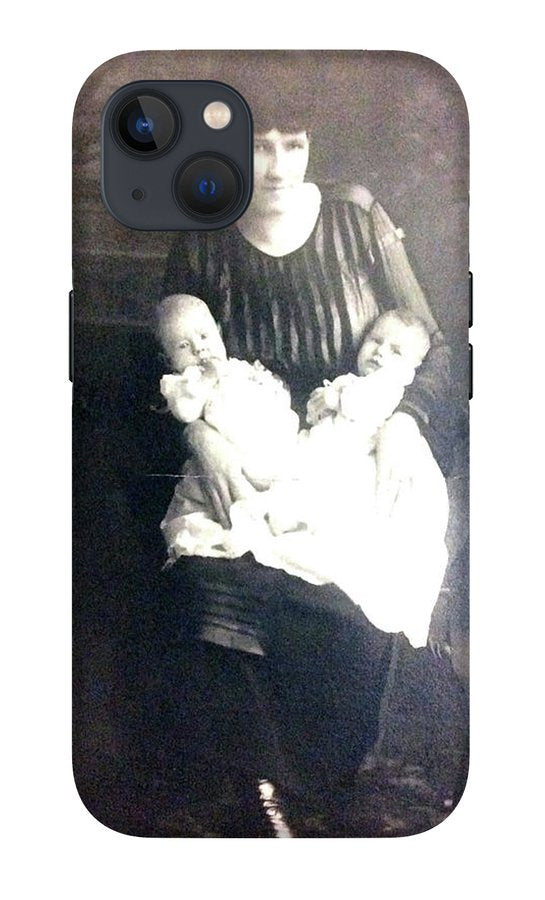 Early 1900s Mother and Twins - Phone Case