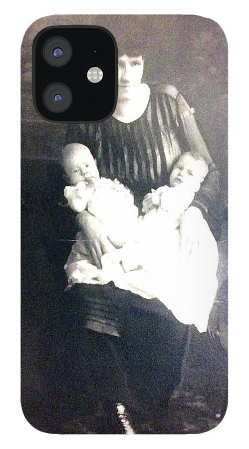 Early 1900s Mother and Twins - Phone Case