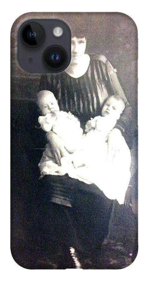 Early 1900s Mother and Twins - Phone Case