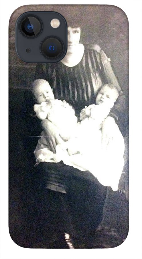 Early 1900s Mother and Twins - Phone Case