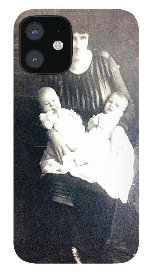 Early 1900s Mother and Twins - Phone Case