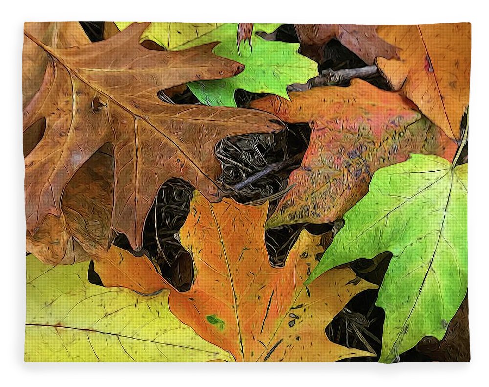 Early October Leaves 1 - Blanket