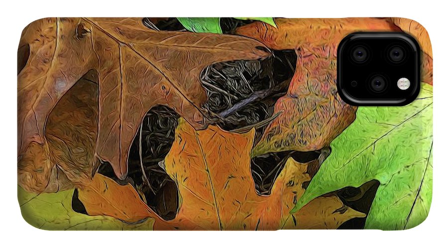 Early October Leaves 1 - Phone Case