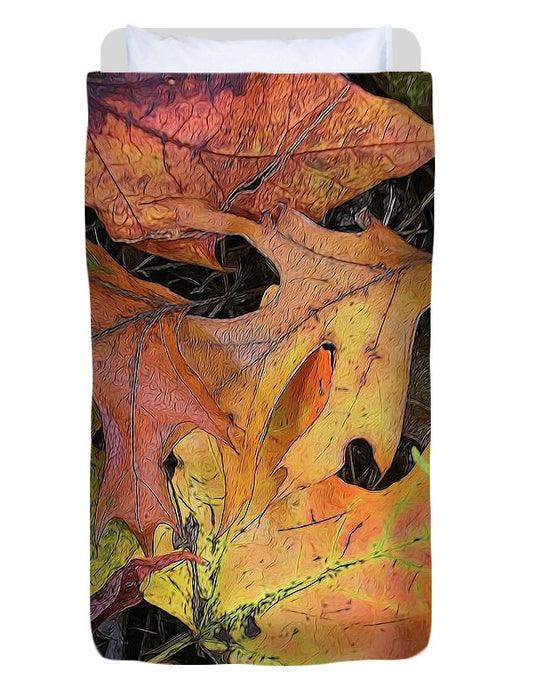 Early October Leaves 2 - Duvet Cover