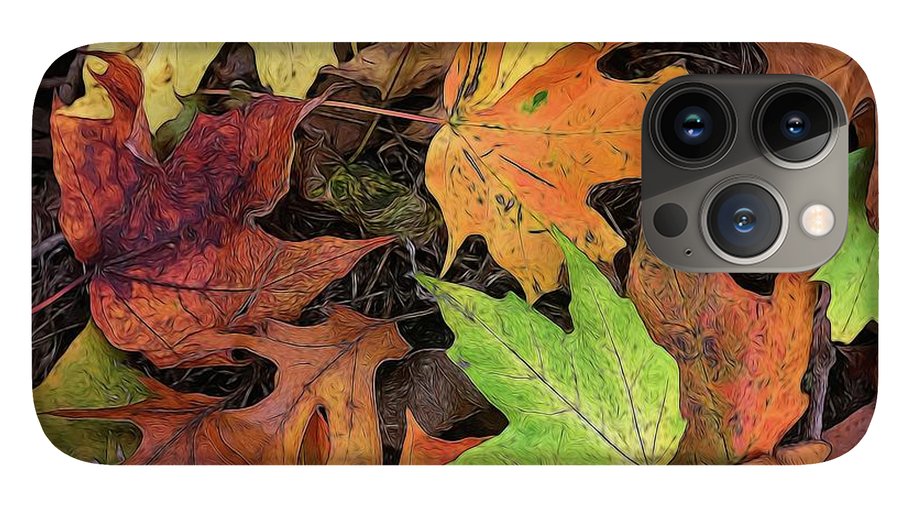 Early October Leaves 3 - Phone Case