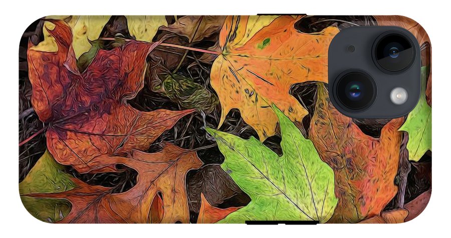 Early October Leaves 3 - Phone Case