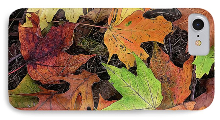 Early October Leaves 3 - Phone Case