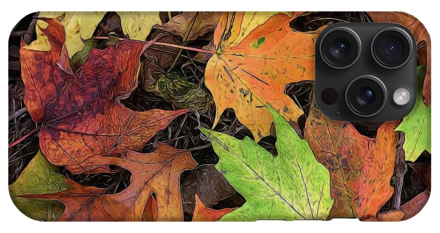 Early October Leaves 3 - Phone Case