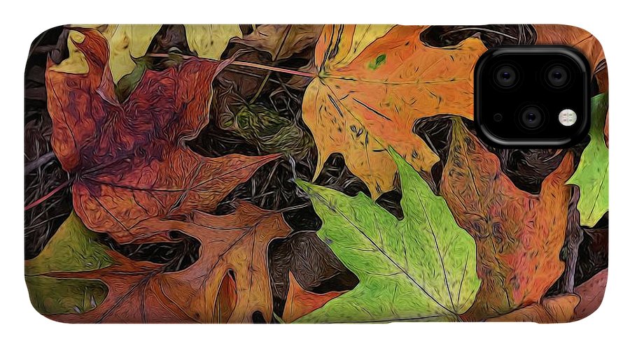 Early October Leaves 3 - Phone Case