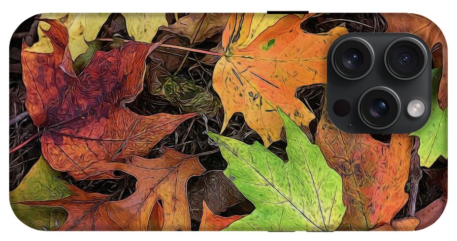 Early October Leaves 3 - Phone Case