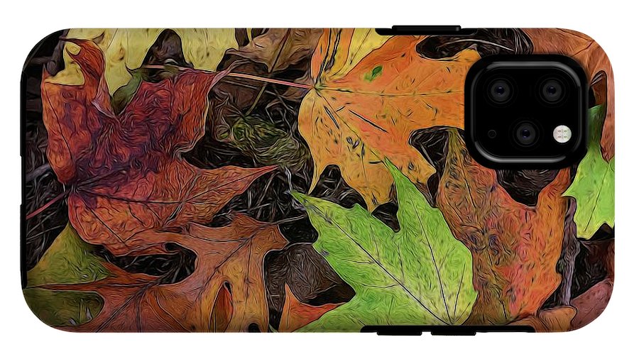 Early October Leaves 3 - Phone Case
