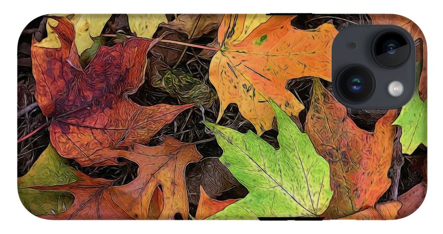 Early October Leaves 3 - Phone Case