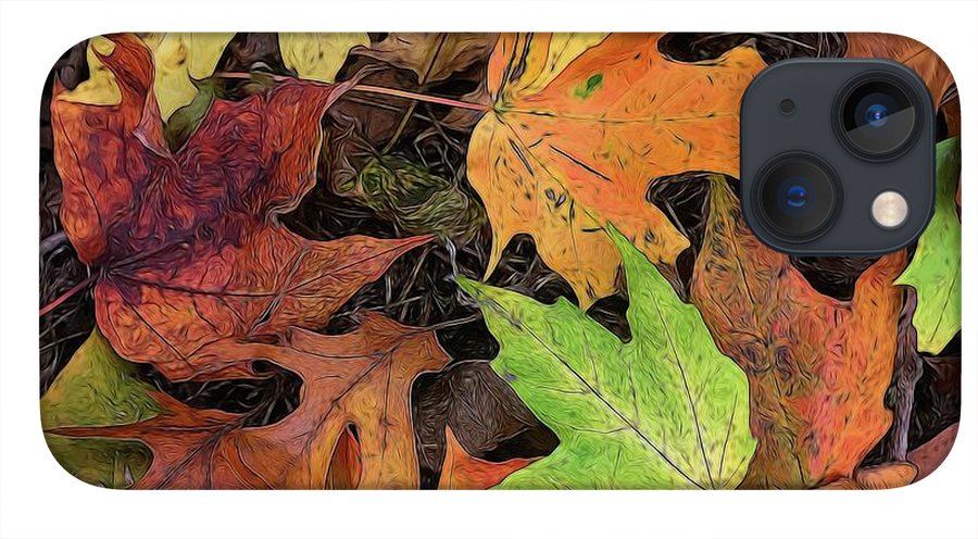 Early October Leaves 3 - Phone Case