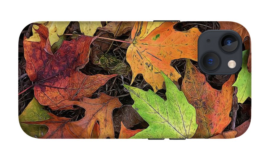 Early October Leaves 3 - Phone Case