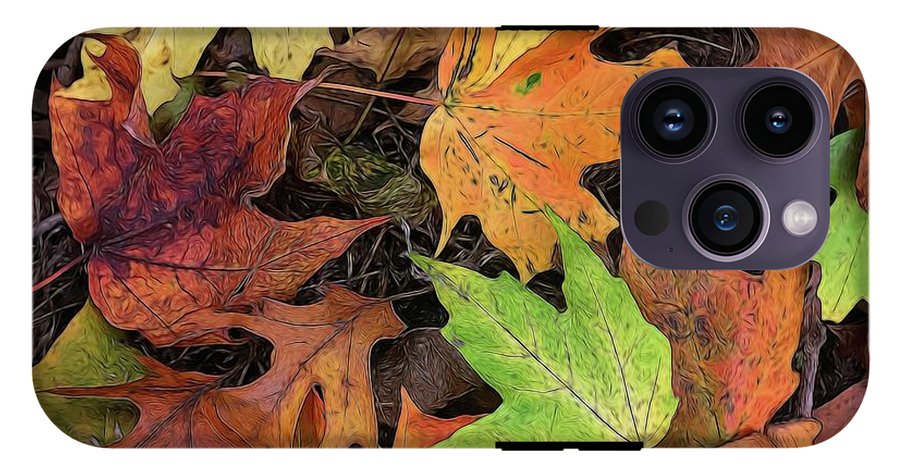Early October Leaves 3 - Phone Case