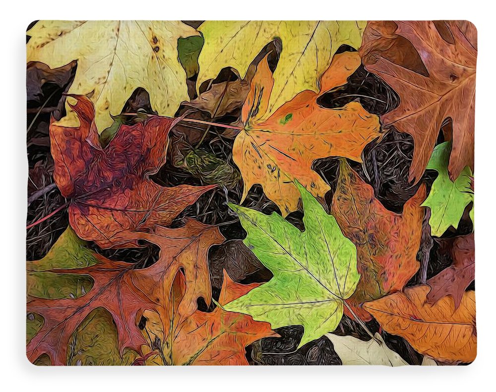 Early October Leaves 3 - Blanket