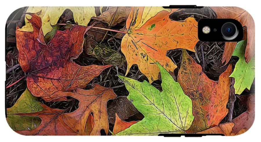 Early October Leaves 3 - Phone Case