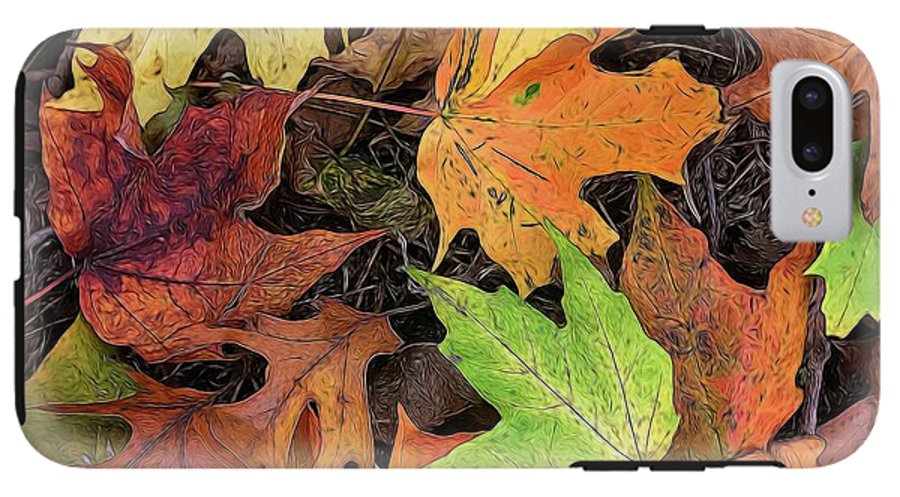 Early October Leaves 3 - Phone Case