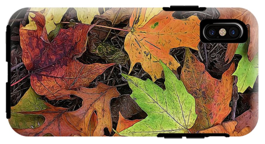 Early October Leaves 3 - Phone Case