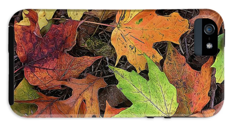 Early October Leaves 3 - Phone Case
