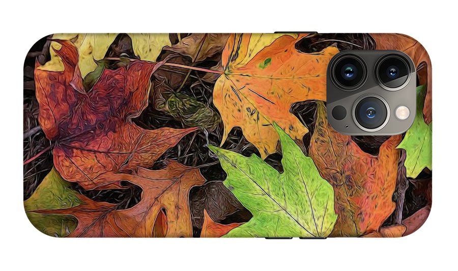 Early October Leaves 3 - Phone Case