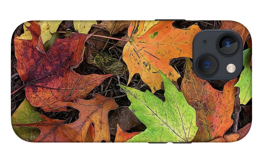 Early October Leaves 3 - Phone Case