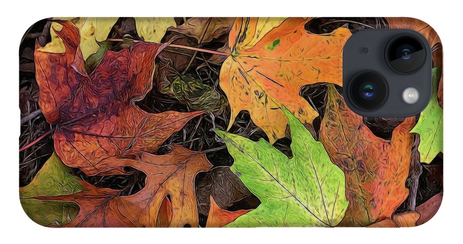 Early October Leaves 3 - Phone Case