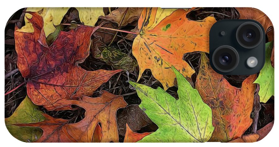Early October Leaves 3 - Phone Case