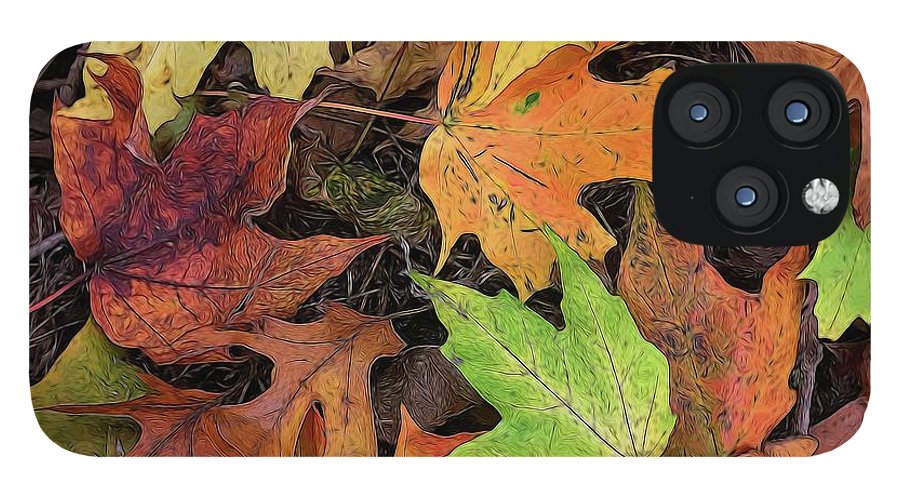 Early October Leaves 3 - Phone Case