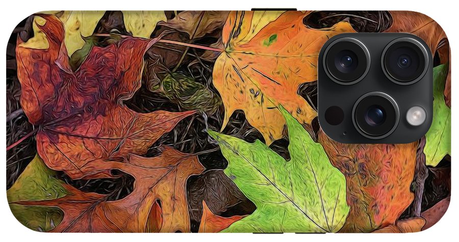 Early October Leaves 3 - Phone Case