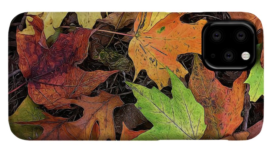 Early October Leaves 3 - Phone Case