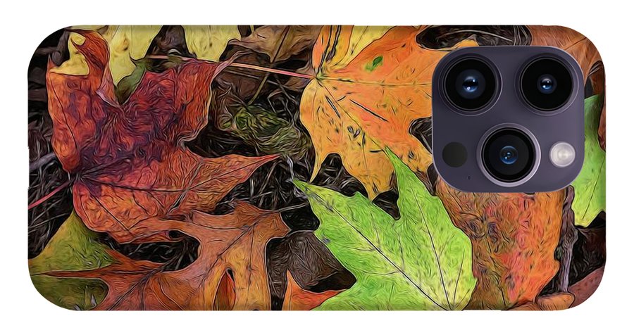 Early October Leaves 3 - Phone Case