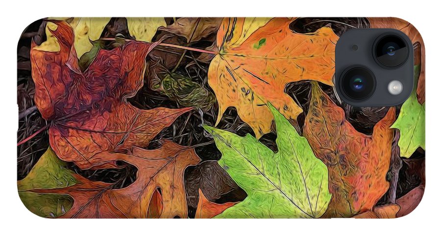 Early October Leaves 3 - Phone Case