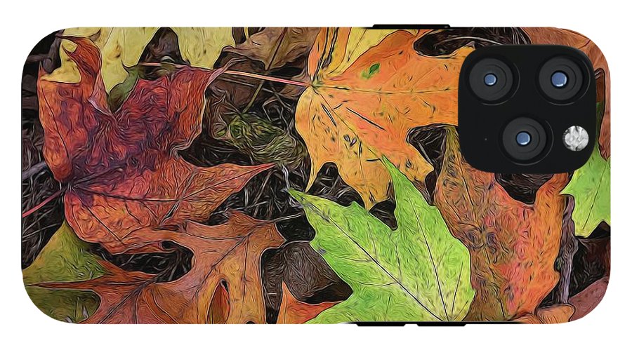Early October Leaves 3 - Phone Case