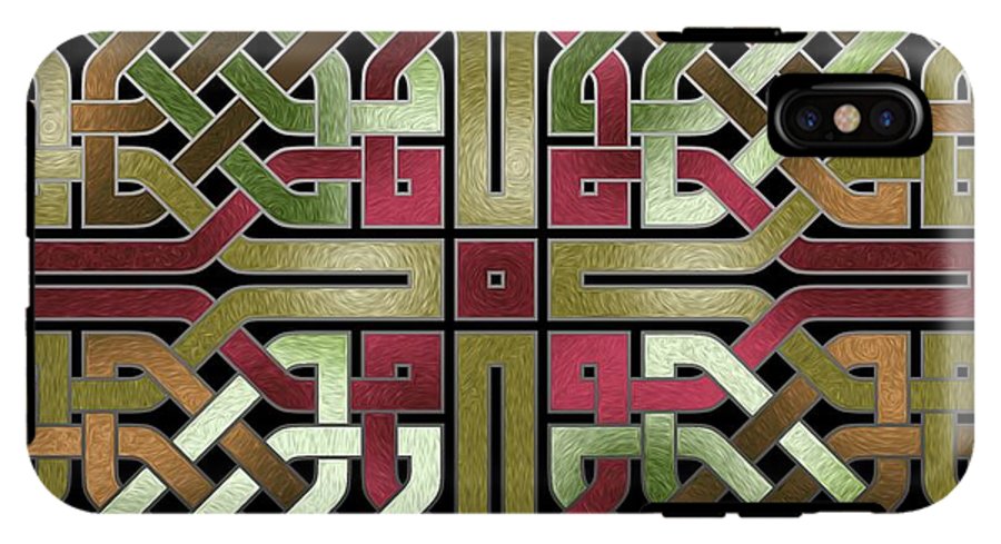 Earthtone Celtic Knot Square - Phone Case