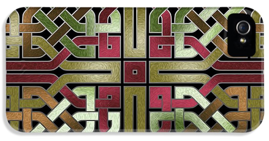Earthtone Celtic Knot Square - Phone Case