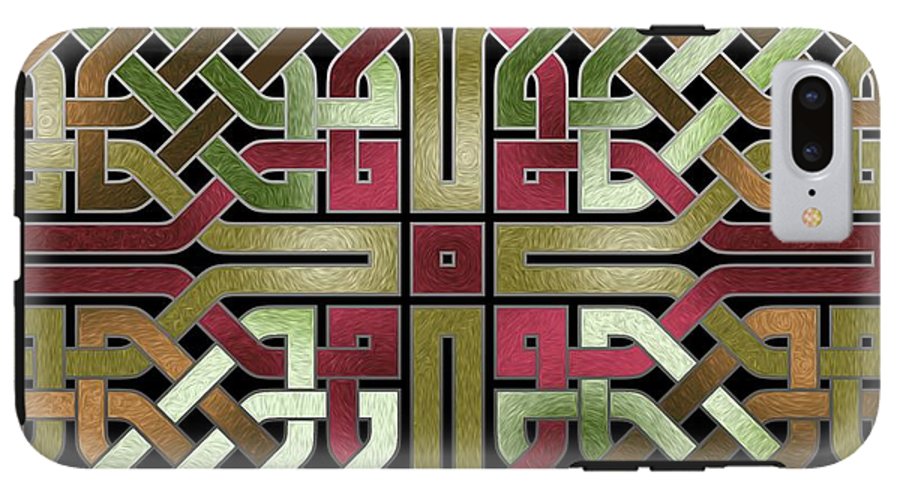 Earthtone Celtic Knot Square - Phone Case