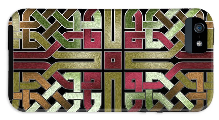 Earthtone Celtic Knot Square - Phone Case