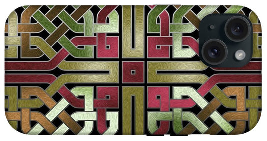 Earthtone Celtic Knot Square - Phone Case