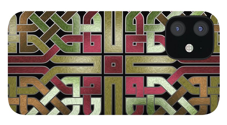 Earthtone Celtic Knot Square - Phone Case