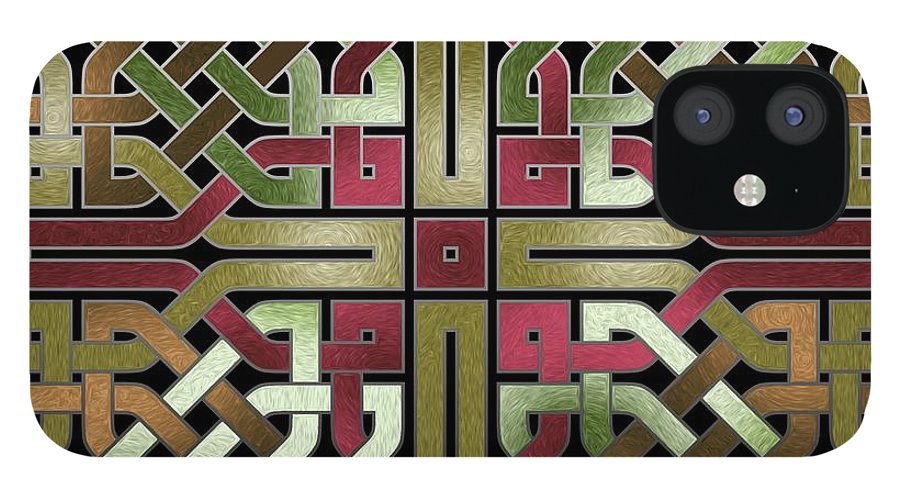Earthtone Celtic Knot Square - Phone Case