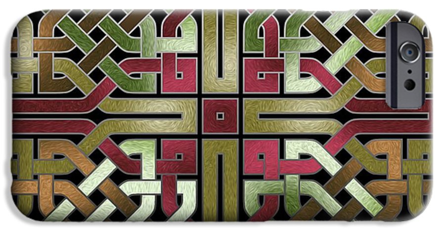Earthtone Celtic Knot Square - Phone Case