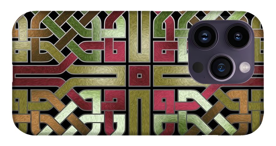 Earthtone Celtic Knot Square - Phone Case